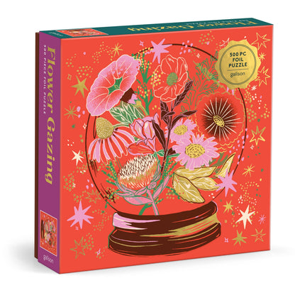 Flower Gazing Foil Puzzle - 500pc