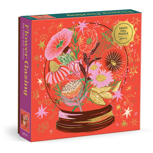 Flower Gazing Foil Puzzle - 500pc