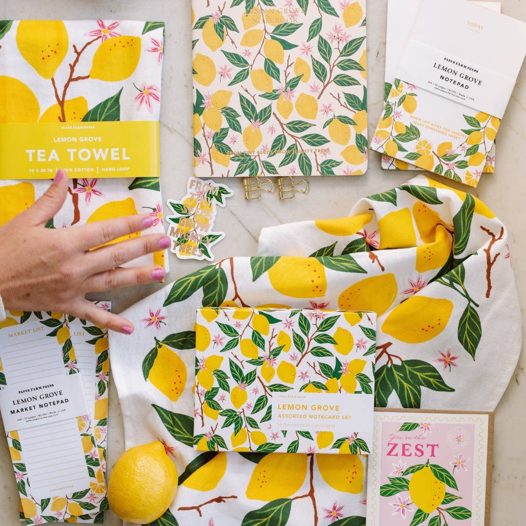Lemon Grove Assorted Notecard Set