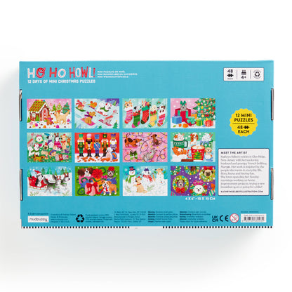 Ho Ho Howl! Countdown Puzzle Set - 48pc