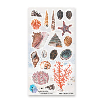 Treasures of the Tide Sticker Sheet