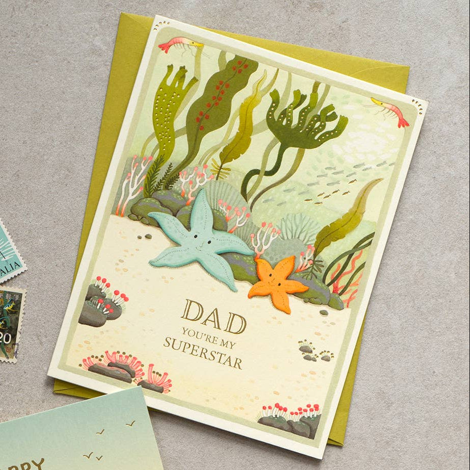 Starfish Father's Day Card