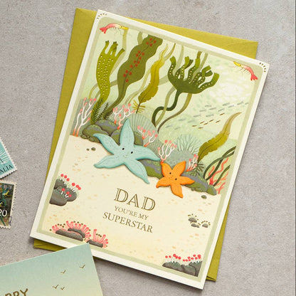 Starfish Father's Day Card