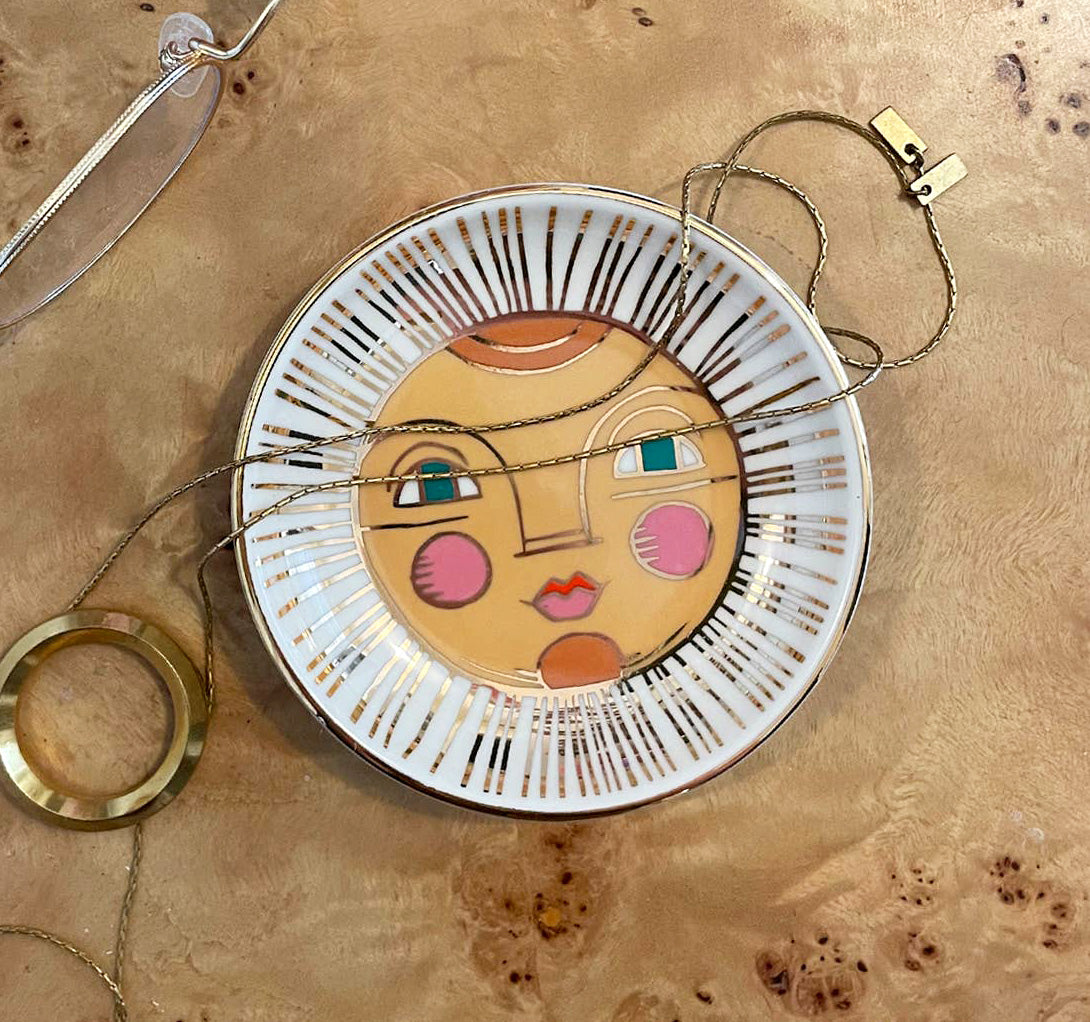 Mid-Century Sun Trinket Dish