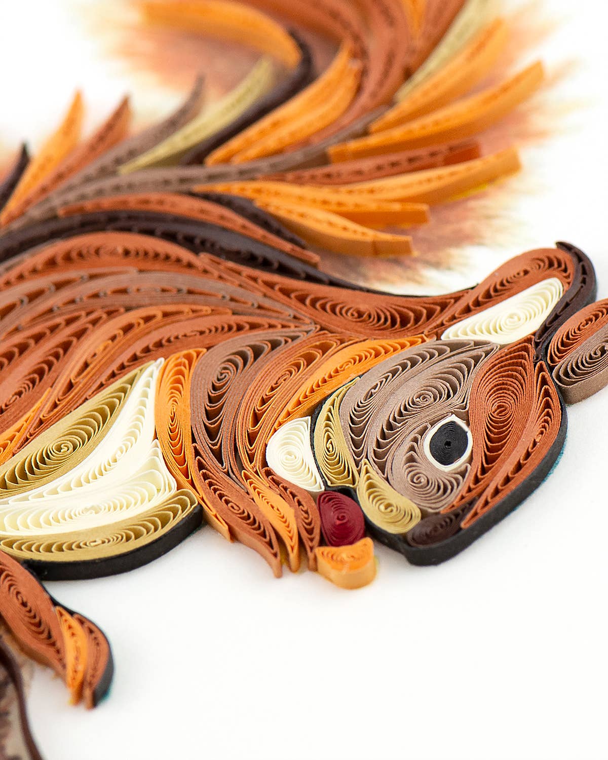 Quilled Squirrel Card