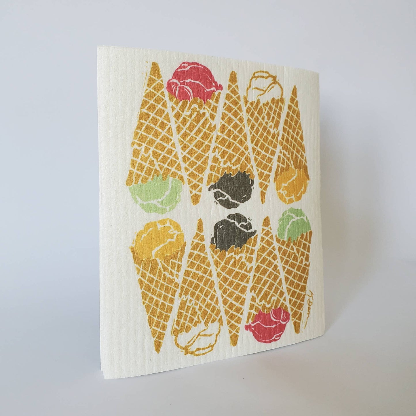 Ice Cream Swedish Dishcloth