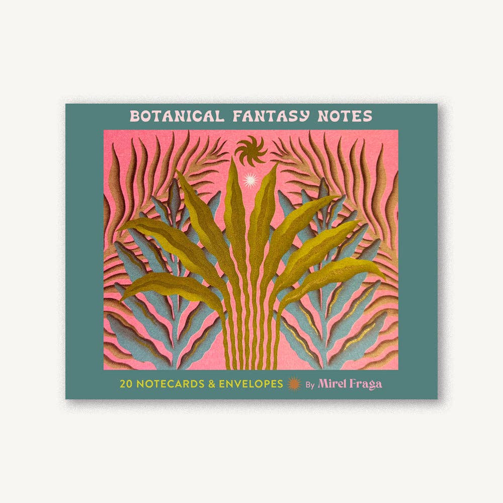 Botanical Fantasy Note Cards