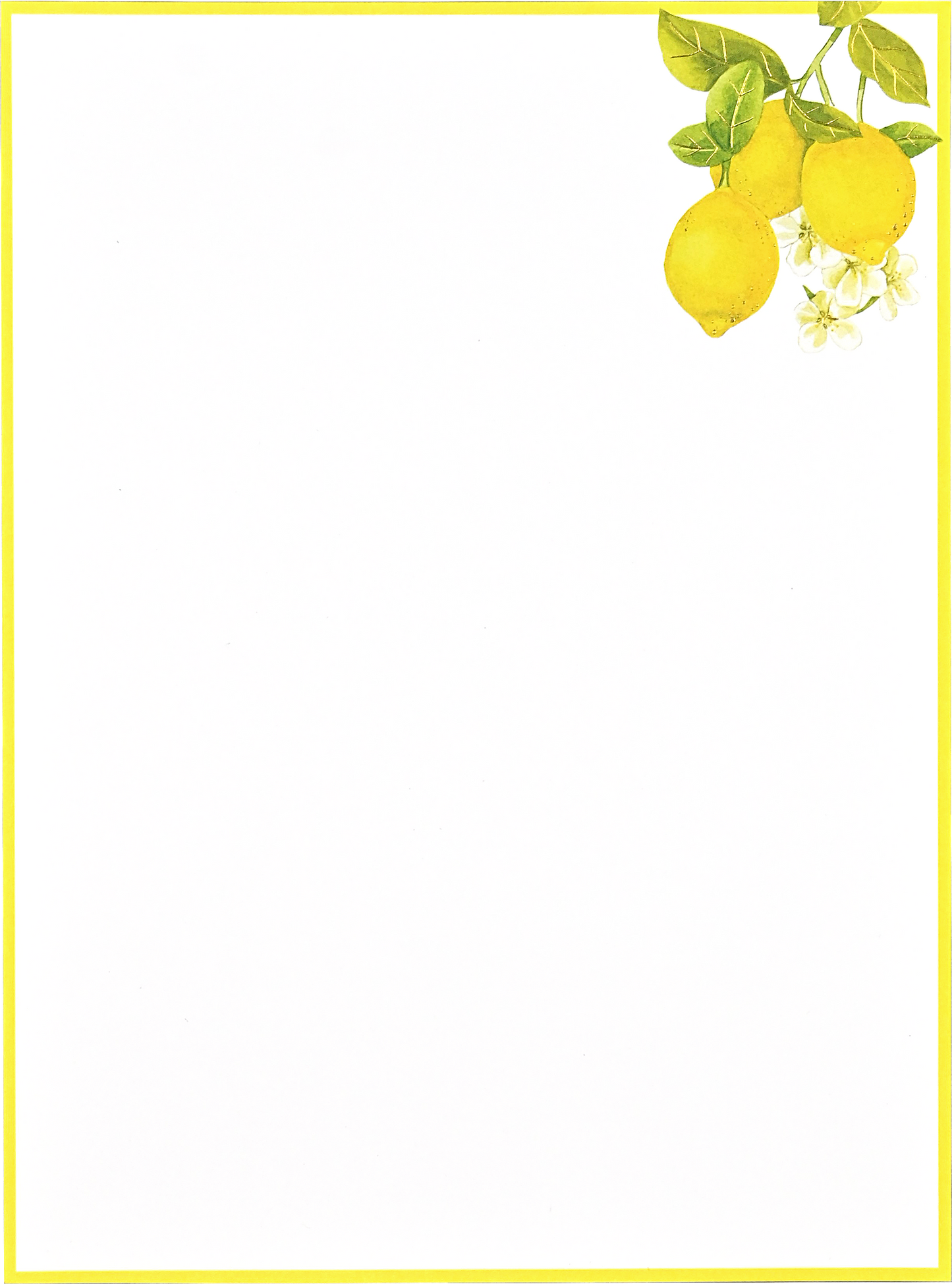 Amalfi Lemons Boxed Stationery