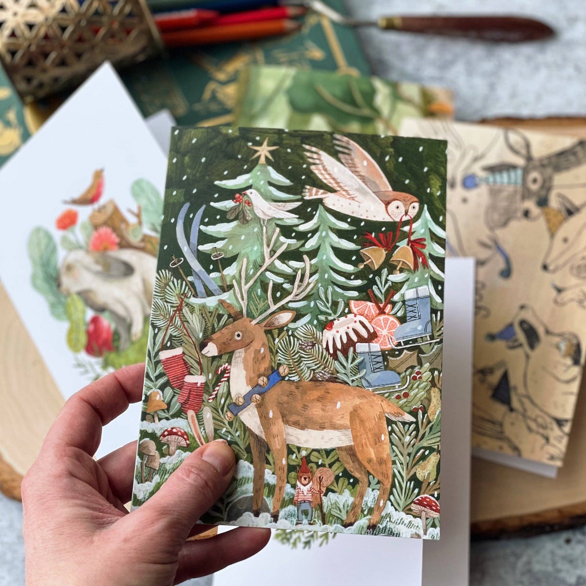 Woodland Christmas Boxed Cards