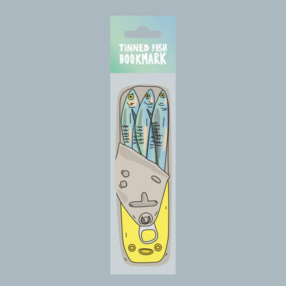 Tinned Fish Bookmark (it's die cut!)