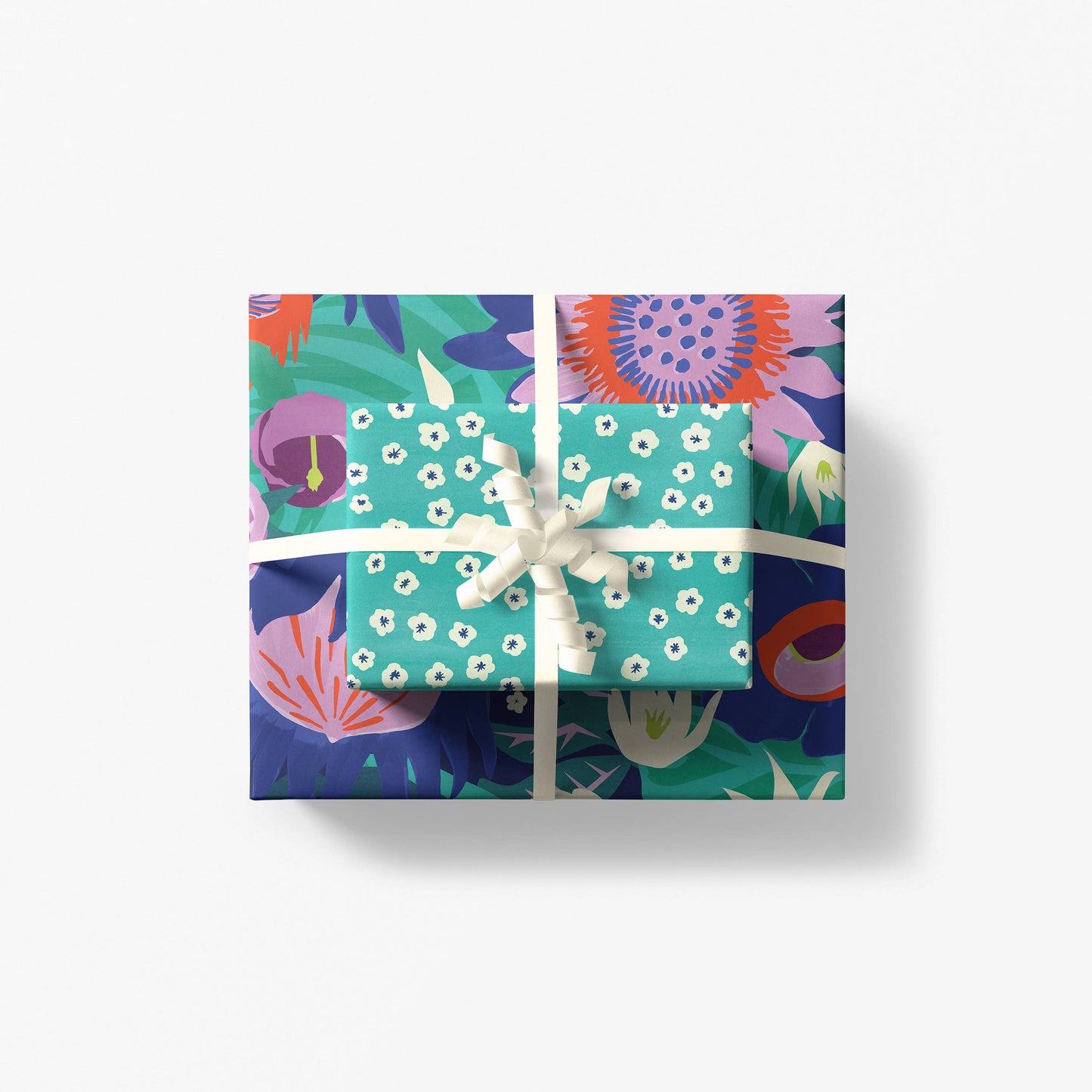 Night Bloom Double-Sided Wrapping Paper, 2 Rolls