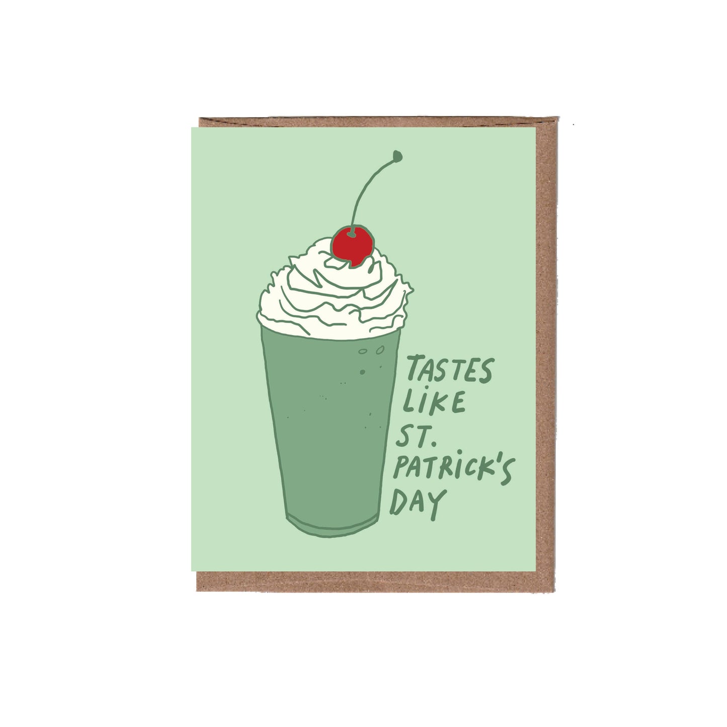 Green Shake St. Patrick's Day Greeting Card