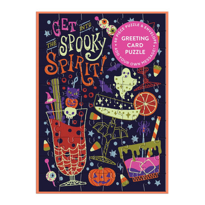 Get into the Spooky Spirit Greeting Card Puzzle