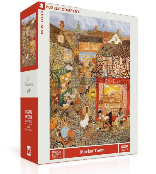 Market Town Large 1500 Piece Puzzle