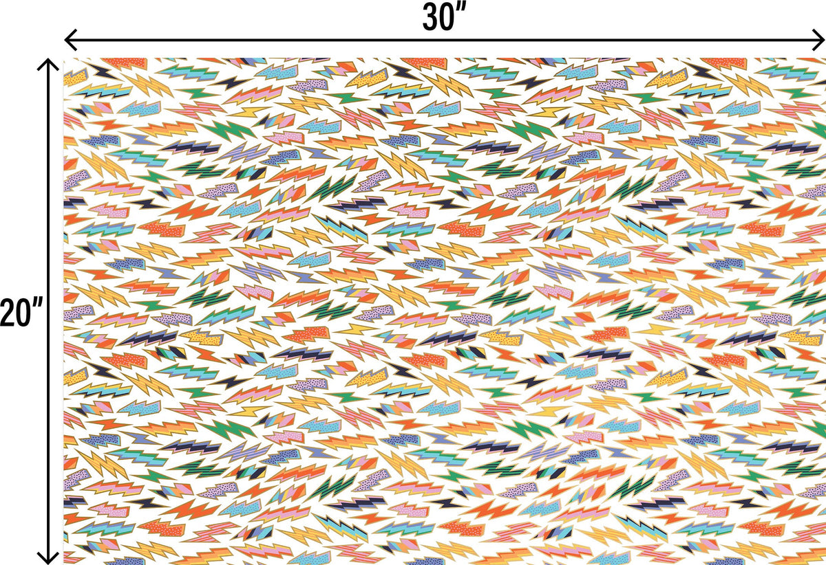 Lightning Bolts Designer Tissue Paper