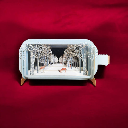 Message in a Bottle Deer Holiday Card