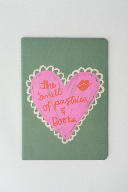 Pastries and Books Notebook, Set of 3