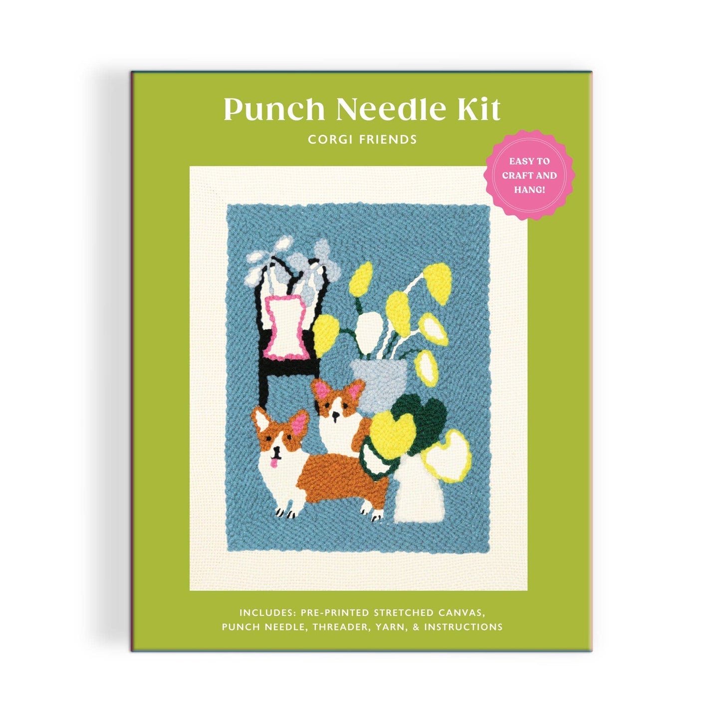 Corgi & Friends DIY Punch Needle Kit