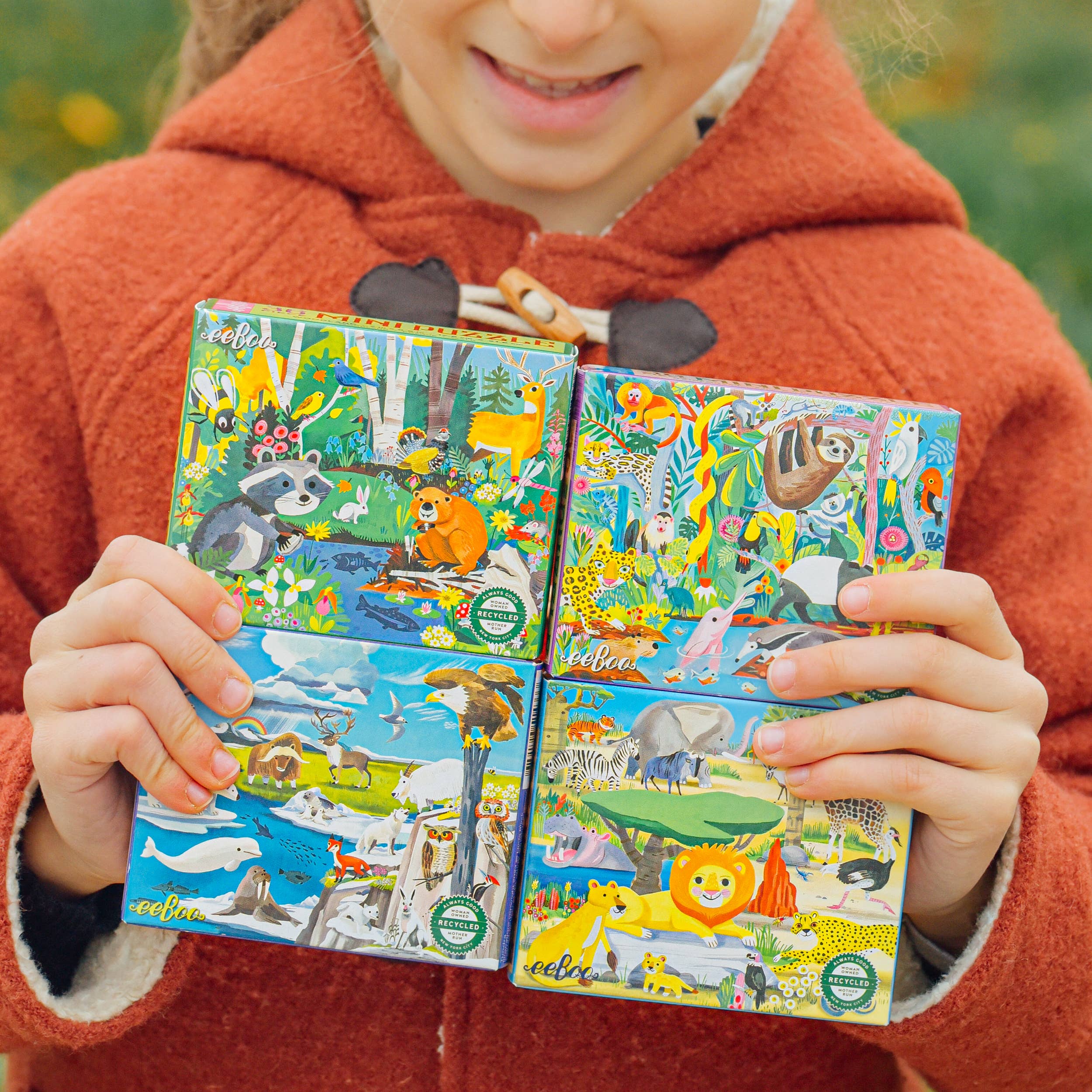 Wild Habitats Miniature Puzzles – Allport Editions