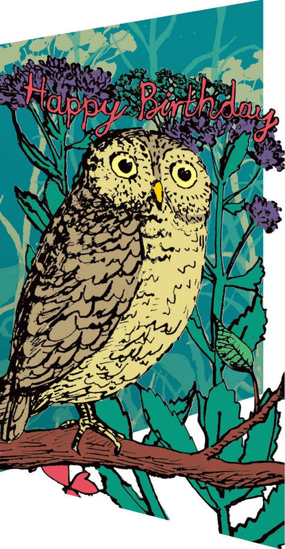 Owl Birthday Card