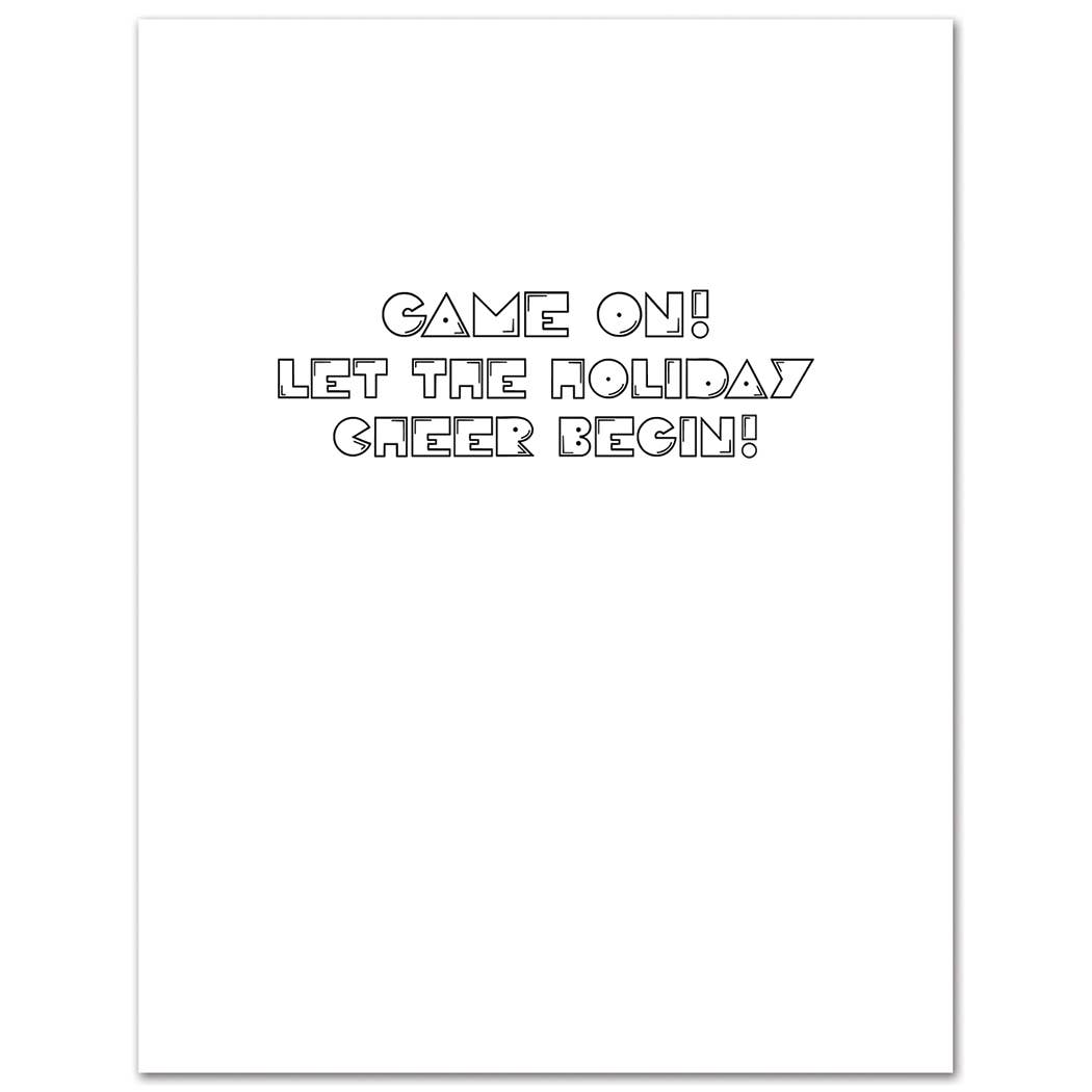 Retro Arcade Game Happy HOLIDAY Card