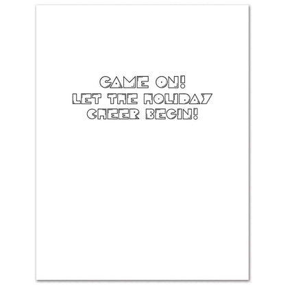 Retro Arcade Game Happy HOLIDAY Card