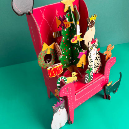 Cosy Cats Pop & Slot Large Advent Calendar