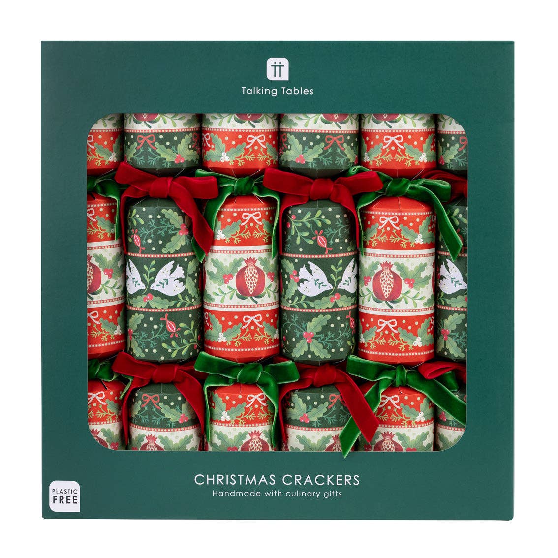 Classic Red & Green Christmas Crackers