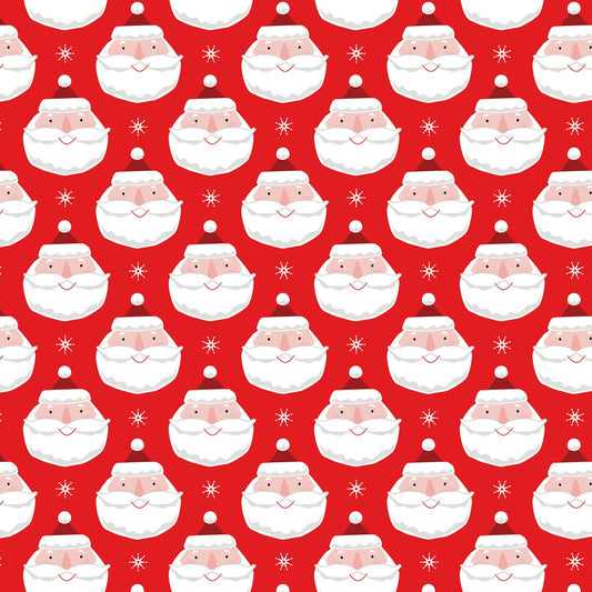 Chic Santa Jumbo Holiday Wrap, 2 Rolls
