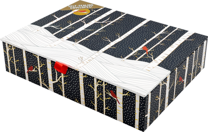 Birch Trees in Winter Deluxe Boxed Holiday Cards