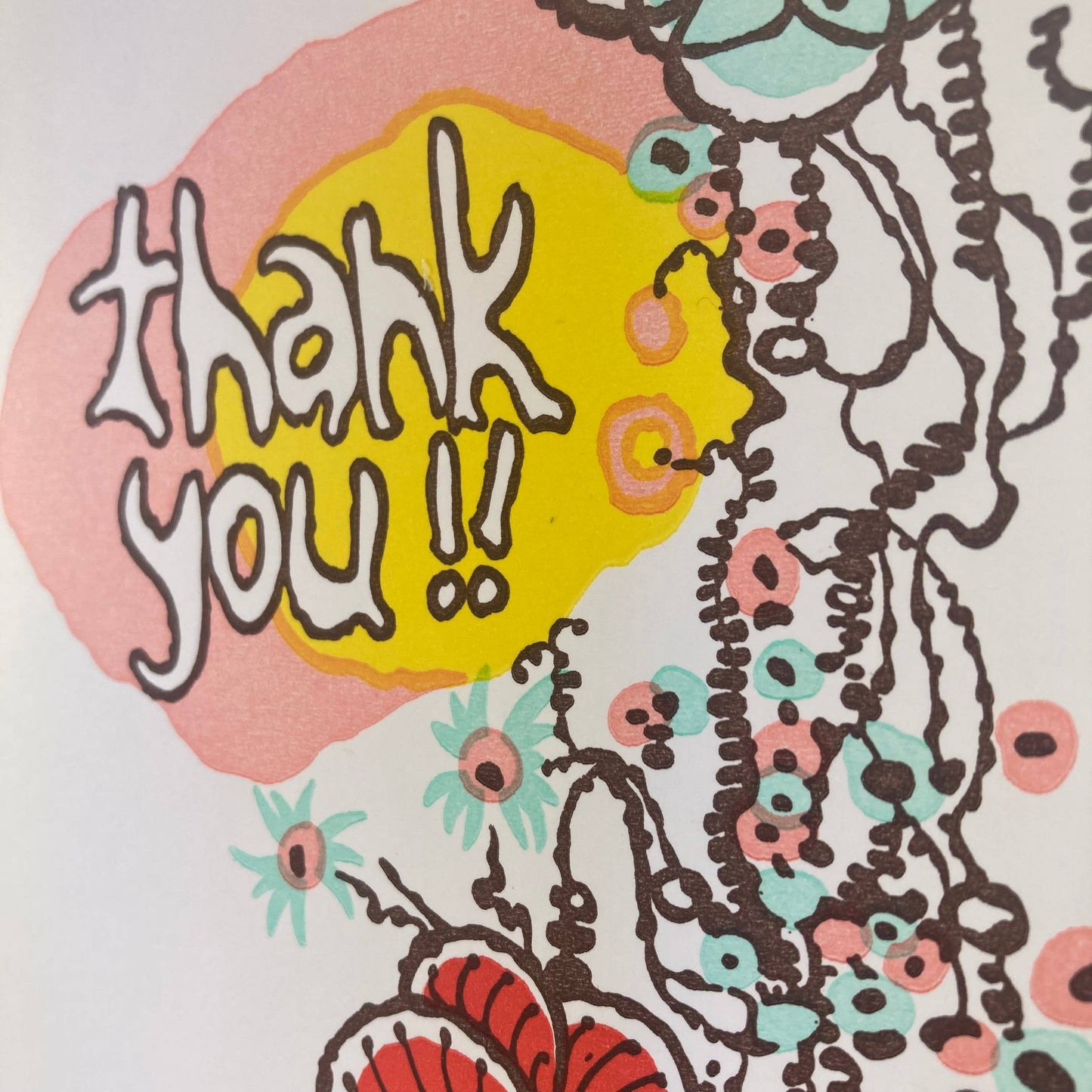 Flowers & Vines Thank You Boxed Note Cards