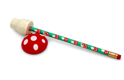 Writer's Workshop: Mushroom Pencils and Sharpener Set