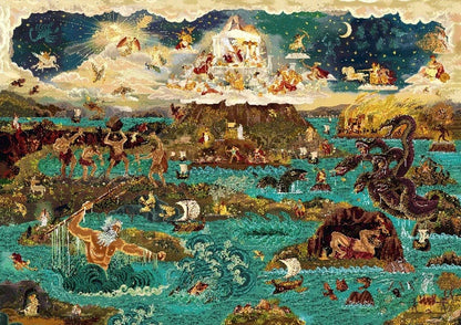 The World of the Odyssey & Other Greek Myths: 1000 Piece Puzzle