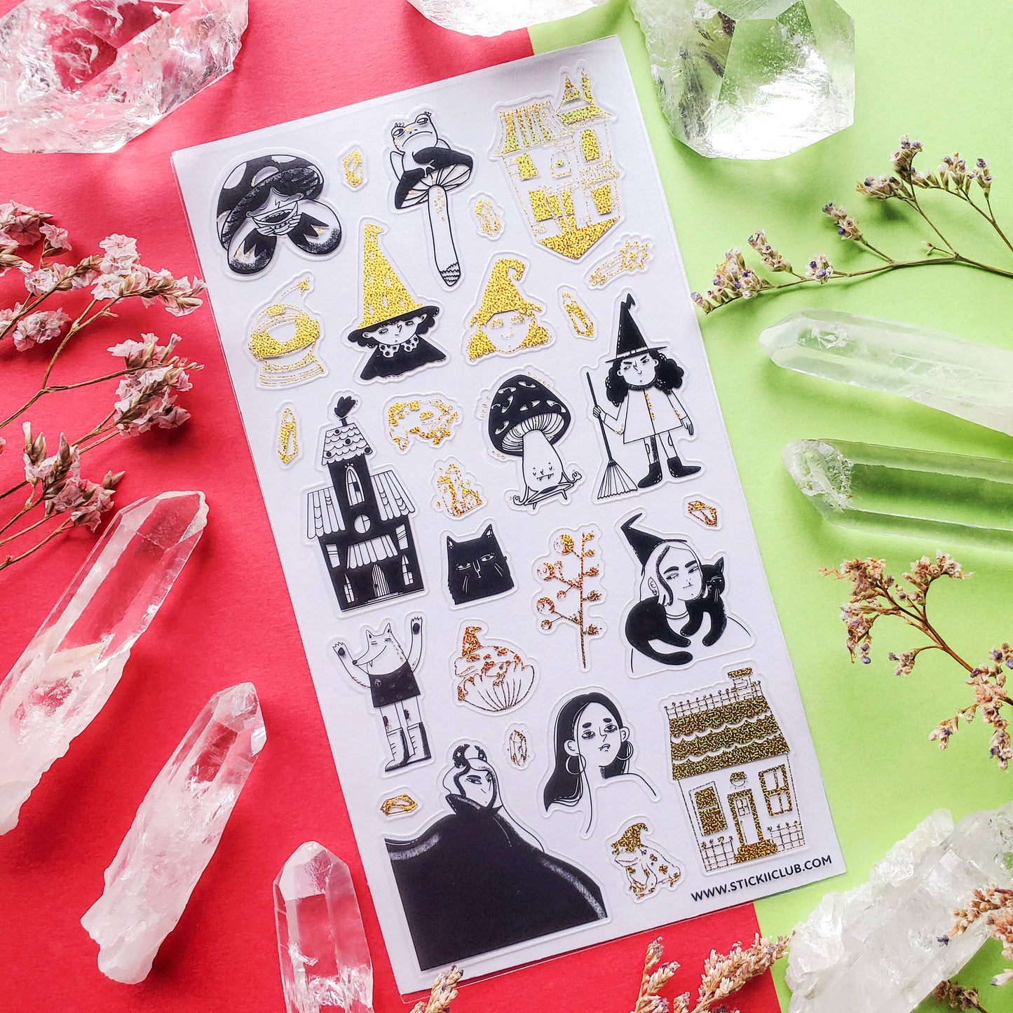 Spooky Season Gold Sticker Sheet