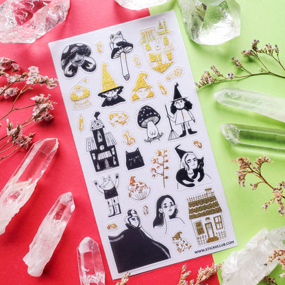 Spooky Season Gold Sticker Sheet