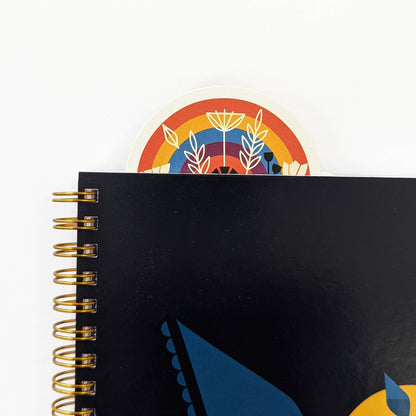 Rainbow Die Cut Bookmark