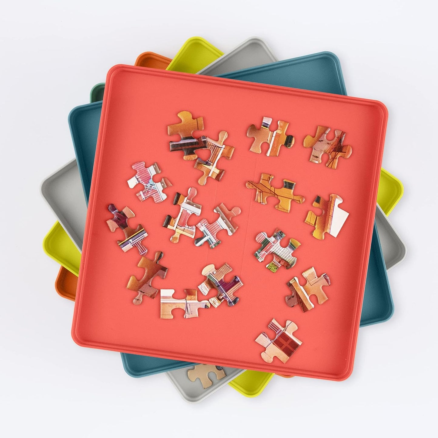 Stackable Puzzle Piece Sorting Trays – Allport Editions
