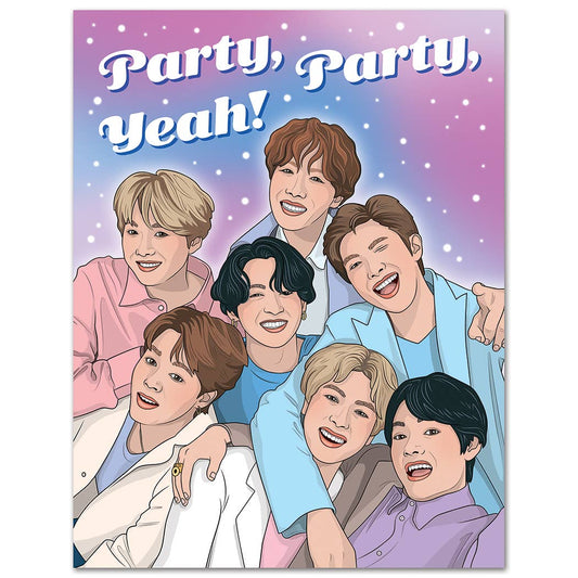 BTS Party, Party, Yeah Birthday Card