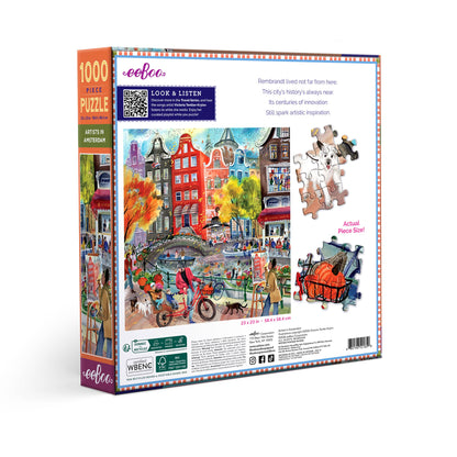 Artists in Amsterdam 1000 Piece Puzzle