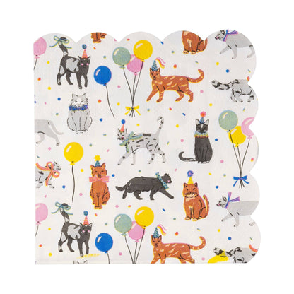 Cat Party Cocktail Napkins