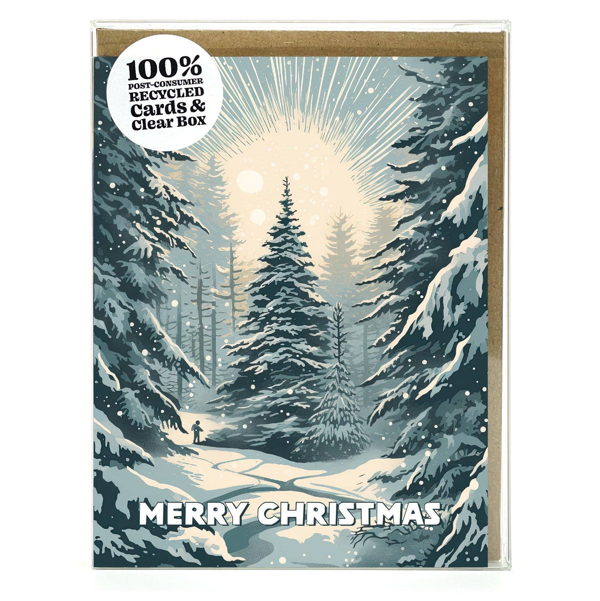 Forest Light Christmas Boxed Cards