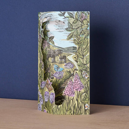 Birds On The Common Die-Cut Pop Up Card