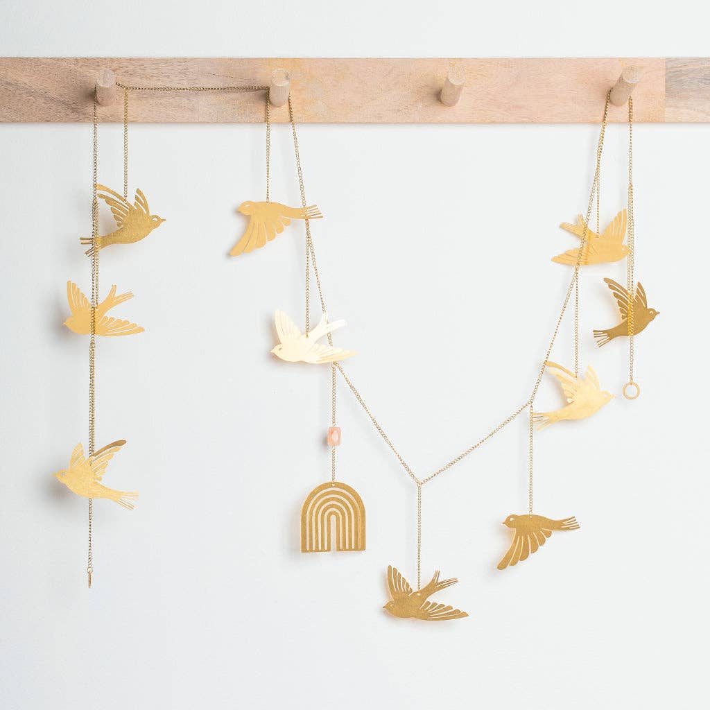 Stone of Energy Bird & Sunstone Garland