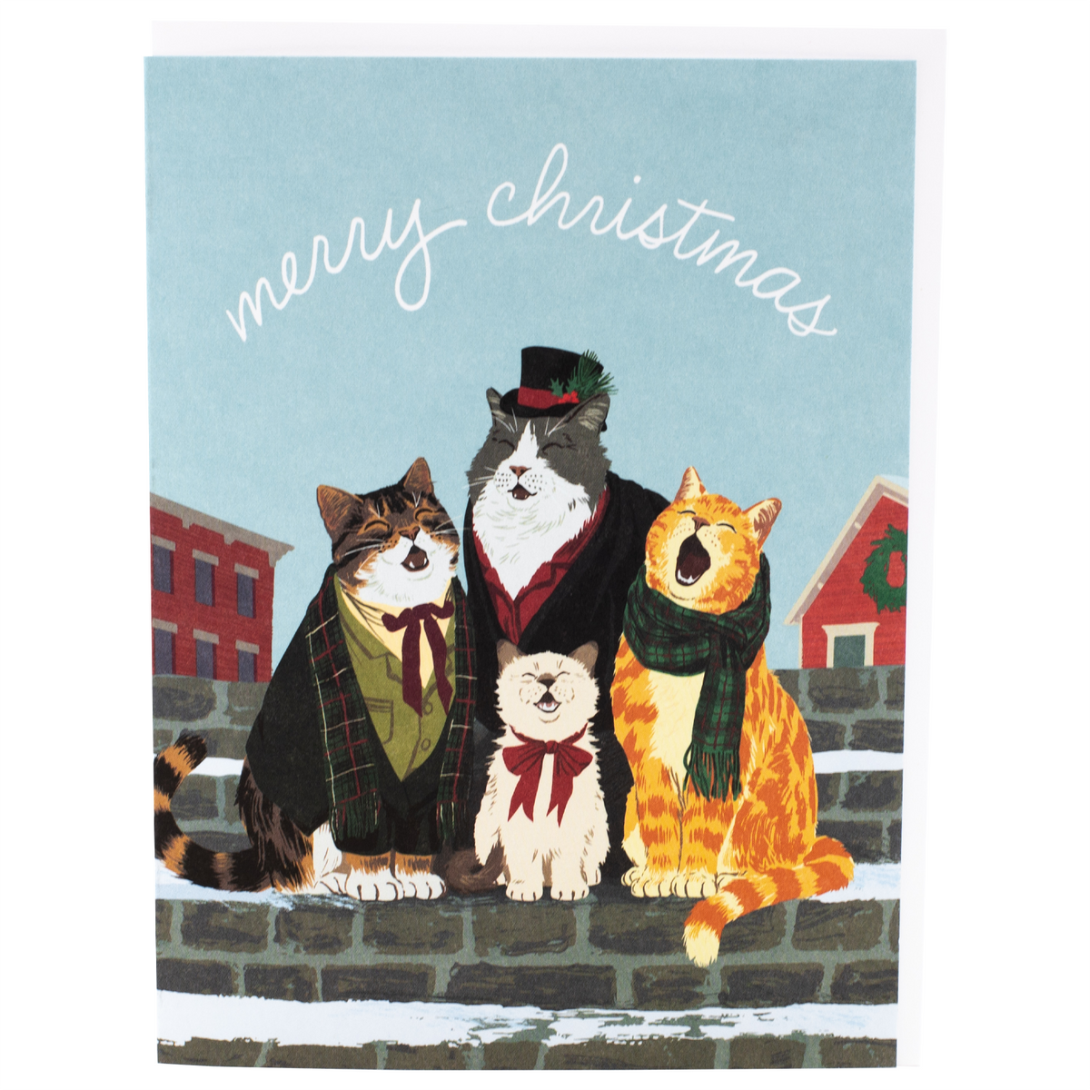 Caroling Cats Holiday Card