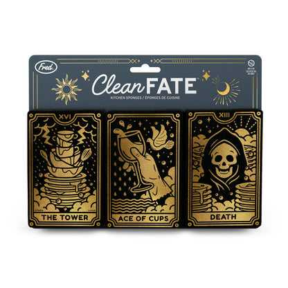 Clean Fate: Metallic Tarot Card Sponges