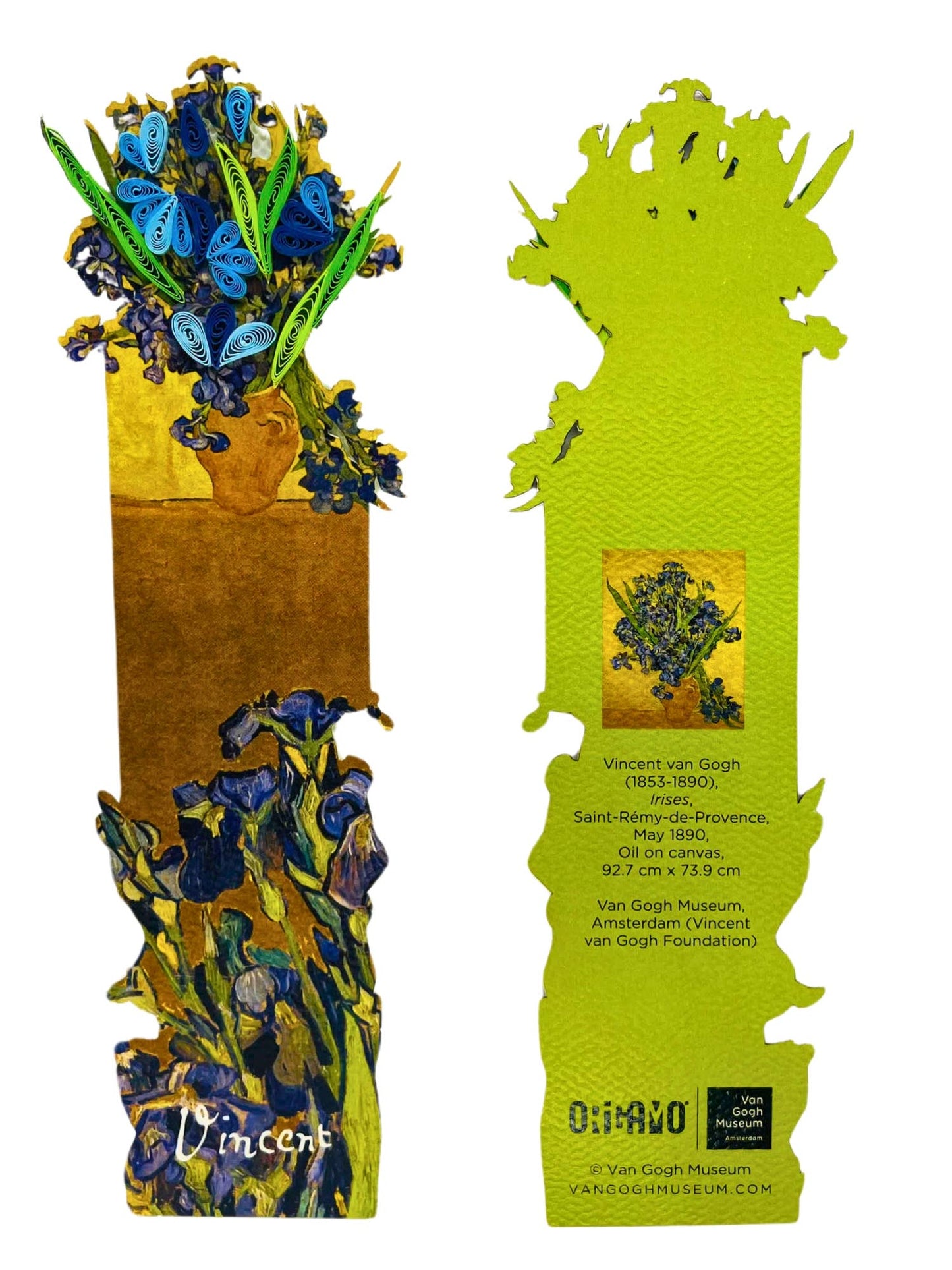 Van Gogh Irises Quilling Bookmark