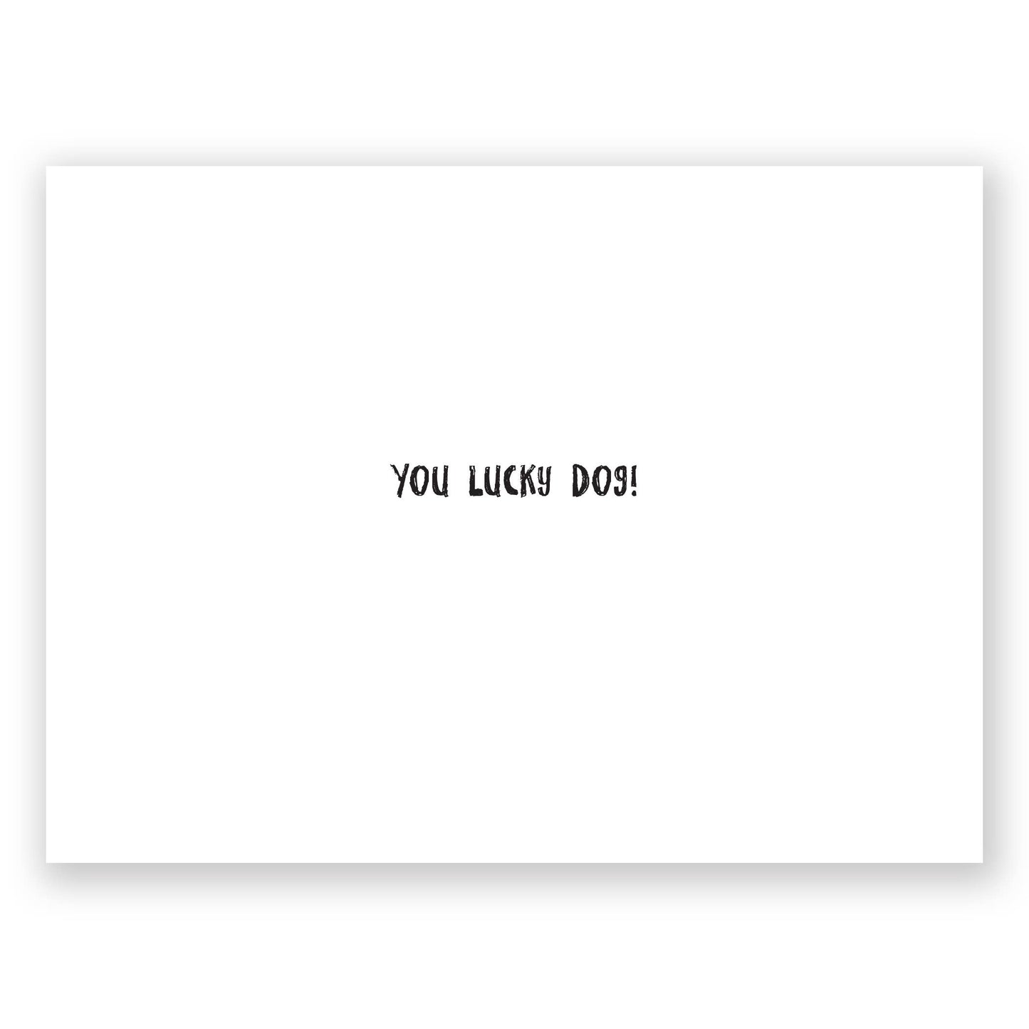 Lucky Dog Retirement Card
