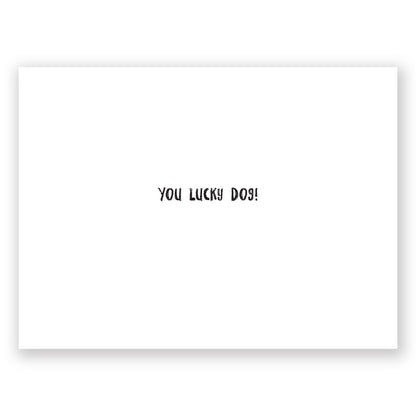 Lucky Dog Retirement Card