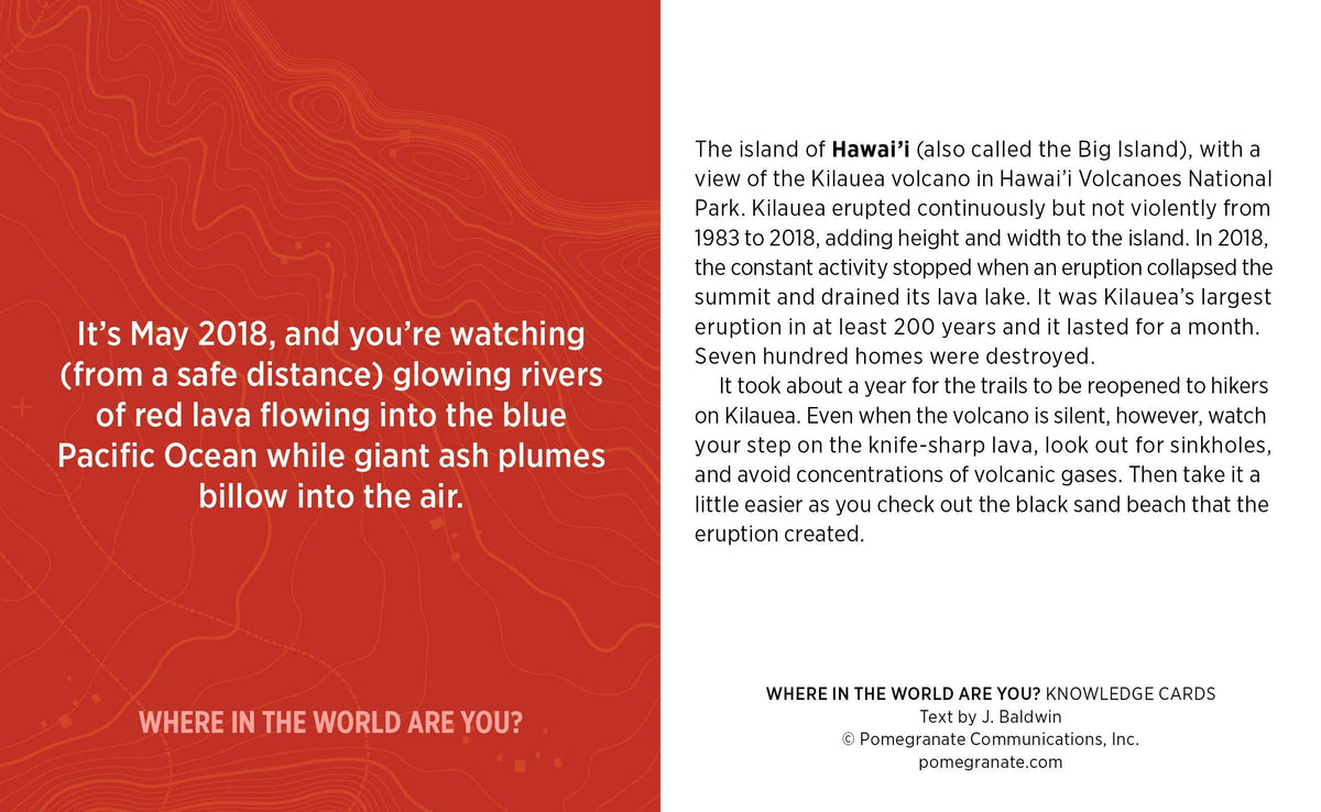 Where in the World Are You? A Situational Quiz Deck Knowledge Cards