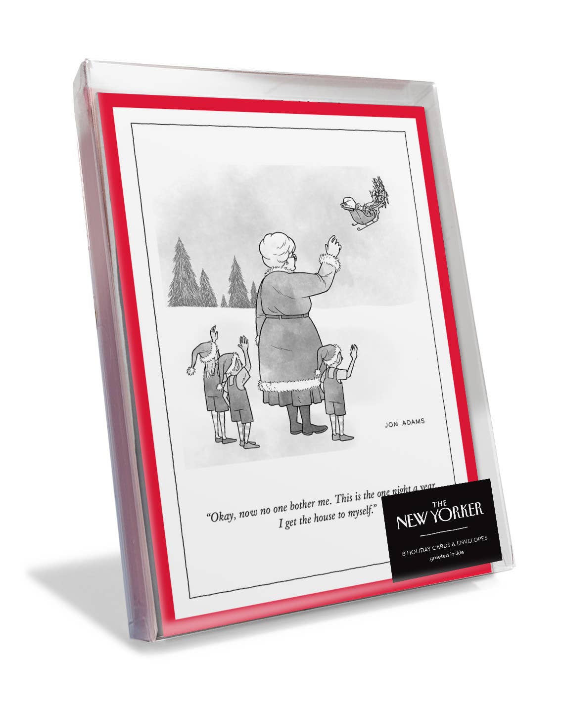 House to Myself New Yorker Holiday Card